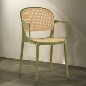 SleekSynth Plastic Rattan Armchair - Mr Nanyang