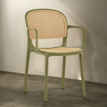 Load image into Gallery viewer, SleekSynth Plastic Rattan Armchair