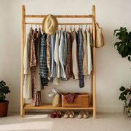 Solid Beechwood Clothes Hanger Rack - Mr Nanyang