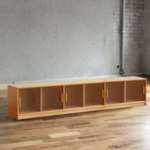 Stylish Solid Beechwood Sideboard Cabinet - Mr Nanyang
