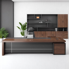 Load image into Gallery viewer, Modern Edge Executive L-Desk - Mr Nanyang