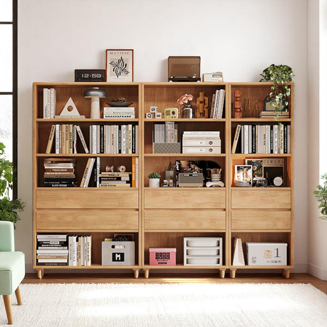 Modular Bookshelf Storage Modular Solid Wood Bookcase & Bookshelf Collection - Mr Nanyang