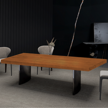 Load image into Gallery viewer, Timber Axis Solid Wood Table - Mr Nanyang