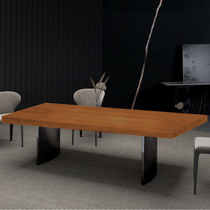 Timber Axis Solid Wood Table - Mr Nanyang