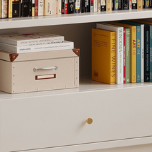 Load image into Gallery viewer, Modular Wood Bookshelf - 3-Piece Glass Door System - Mr Nanyang