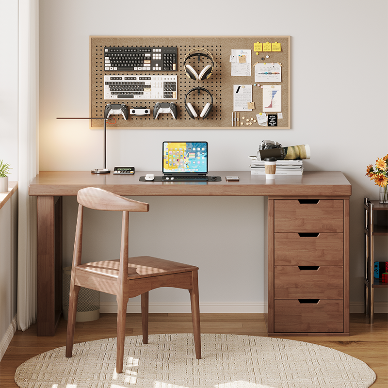 Study Tabe With Racks Study Table Singapore with Storage Drawers - Mr Nanyang
