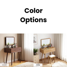 Load image into Gallery viewer, Modern Vanity Table Set - LED Mirror with Storage &amp; Stool - Mr Nanyang