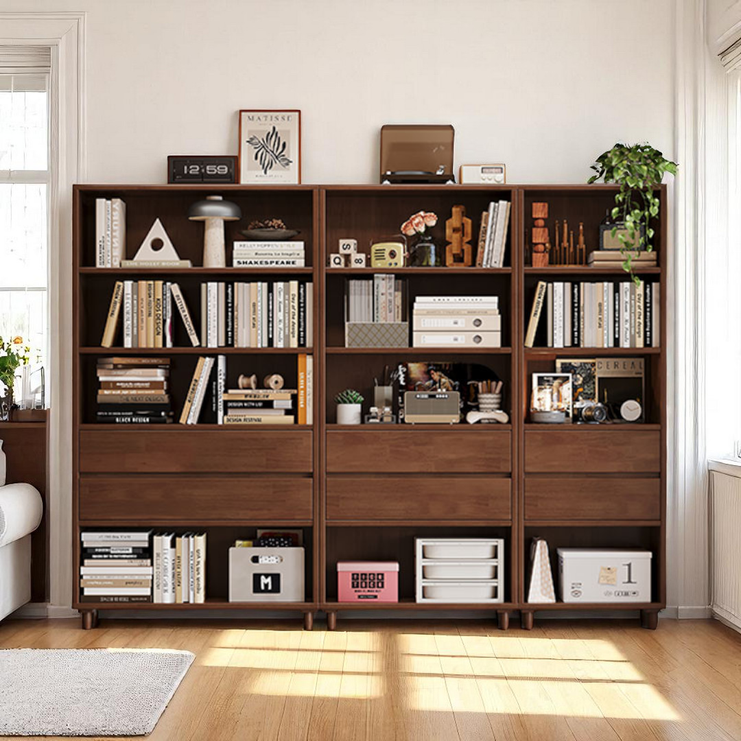 Modular Bookshelf Storage Modular Solid Wood Bookcase & Bookshelf Collection - Mr Nanyang