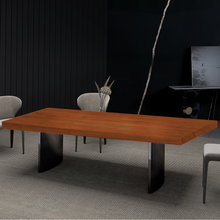 Load image into Gallery viewer, Timber Axis Solid Wood Table - Mr Nanyang