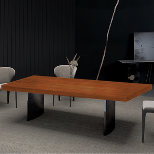 Timber Axis Solid Wood Table - Mr Nanyang