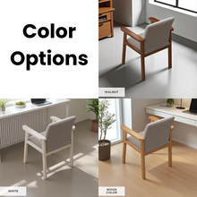 Load image into Gallery viewer, Ergonomic Wooden Accent Chair with Arms