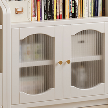 Load image into Gallery viewer, Modular Wood Bookshelf - 3-Piece Glass Door System - Mr Nanyang