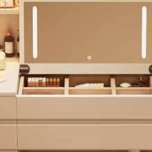 Load image into Gallery viewer, Compact Wooden Dressing Table with Vanity Mirror &amp; Drawers - Mr Nanyang