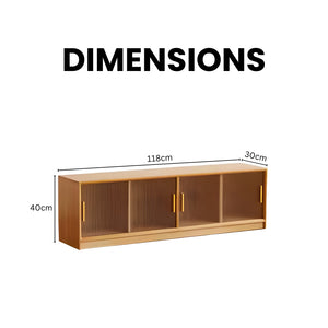 Stylish Solid Beechwood Sideboard Cabinet - Mr Nanyang