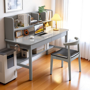EcoStudy Master SolidWood Table with Drawers and Organizer - Mr Nanyang