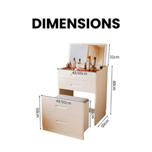 Load image into Gallery viewer, Eco-Friendly Solid Wood Vanity Table - Compact Dressing Table - Mr Nanyang