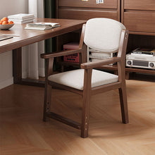 Load image into Gallery viewer, Nordic Solid Wood Armchair with Adjustable Footrest