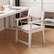 Load image into Gallery viewer, Nordic Solid Wood Armchair with Adjustable Footrest