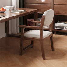 Load image into Gallery viewer, Nordic Solid Wood Armchair with Adjustable Footrest
