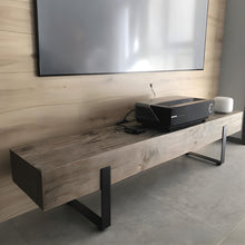 Load image into Gallery viewer, RusticBeam Minimalist Wooden TV Console - Mr Nanyang