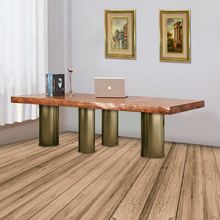 Load image into Gallery viewer, Goldenwood Fusion Wooden Dining Table - Mr Nanyang