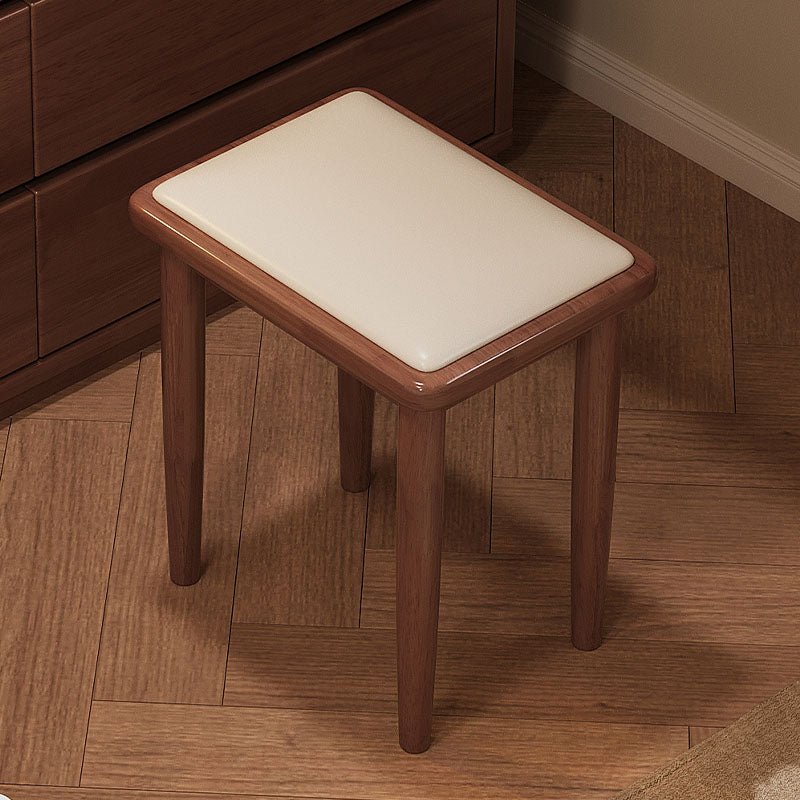 Classic Solid Wood Makeup Bench