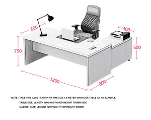 SpaceMax L-Shape Office Desk - Mr Nanyang