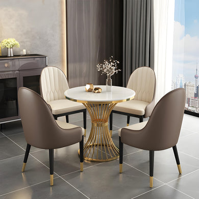Majestic Marquina Round Table & Chair Set - Mr Nanyang