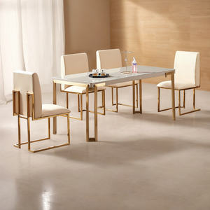 Golden Luxe Geometrica Dining Chair - Mr Nanyang