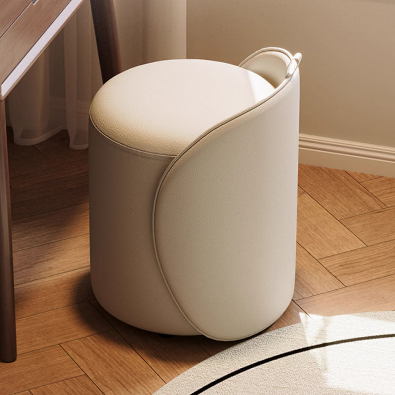 Compact Cylinder Makeup Stool