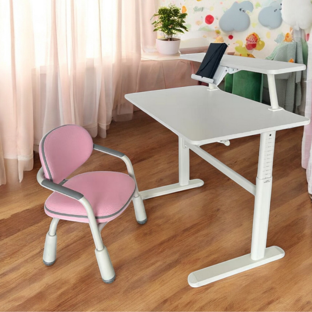 Multi Level Adjustable Study Table Adjustable Study Table Set for Kids - Mr Nanyang