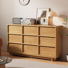 Load image into Gallery viewer, Carmen Solid Wood Chest of Drawers Singapore – Bedroom Dresser with 6/9Drawers