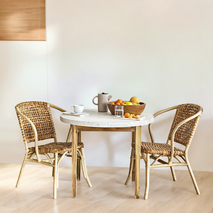 Lilas Rattan Dining Armchair - Mr Nanyang