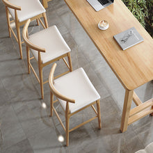 Load image into Gallery viewer, Nordic Loft Solid Wood Barstool