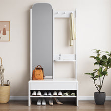 Load image into Gallery viewer, Clothes Rack with Mirror