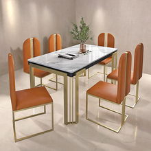 Load image into Gallery viewer, GlassGold Fusion Dining Table - Mr Nanyang