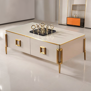 Quad-Axis Gilt Edge Coffee Table - Mr Nanyang