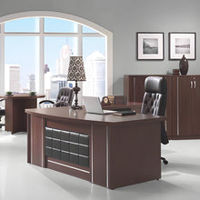 Load image into Gallery viewer, Signature Executive L-Shaped Table with Cabinet - Mr Nanyang