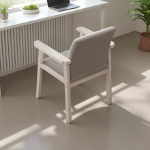 Load image into Gallery viewer, Ergonomic Wooden Accent Chair with Arms