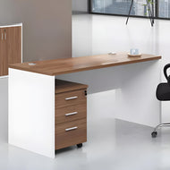 Home Office Study Table with Mobile Pedestal - Mr Nanyang