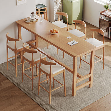 Nordic Loft Solid Wood Bar Table