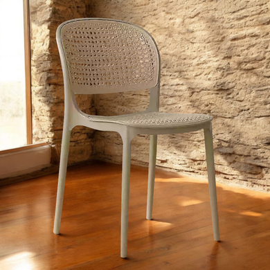 Charm Plastic Rattan Chair - Mr Nanyang