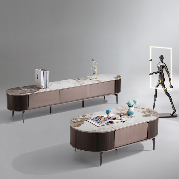 Modern Sintered Stone Coffee Table - Mr Nanyang