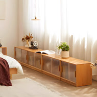 Stylish Solid Beechwood Sideboard Cabinet - Mr Nanyang