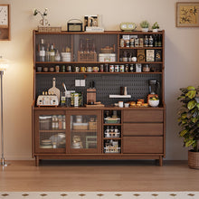 Load image into Gallery viewer, Scandinavian Solid Wood Compact Sideboard Cabinet