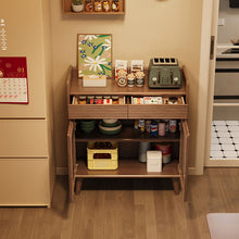 Load image into Gallery viewer, Scandinavian Solid Wood Compact Sideboard Cabinet