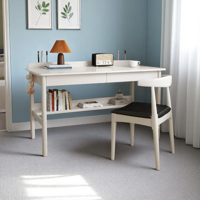 Nordic Solid Wood Study and Office Table - Mr Nanyang