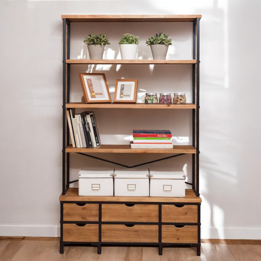 Nordic Wood Shelving or Bookshelf - Mr Nanyang