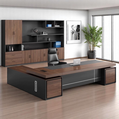 Modern Edge Executive L-Desk - Mr Nanyang