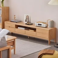 Vintage Vista Solid Oak TV Console - Mr Nanyang